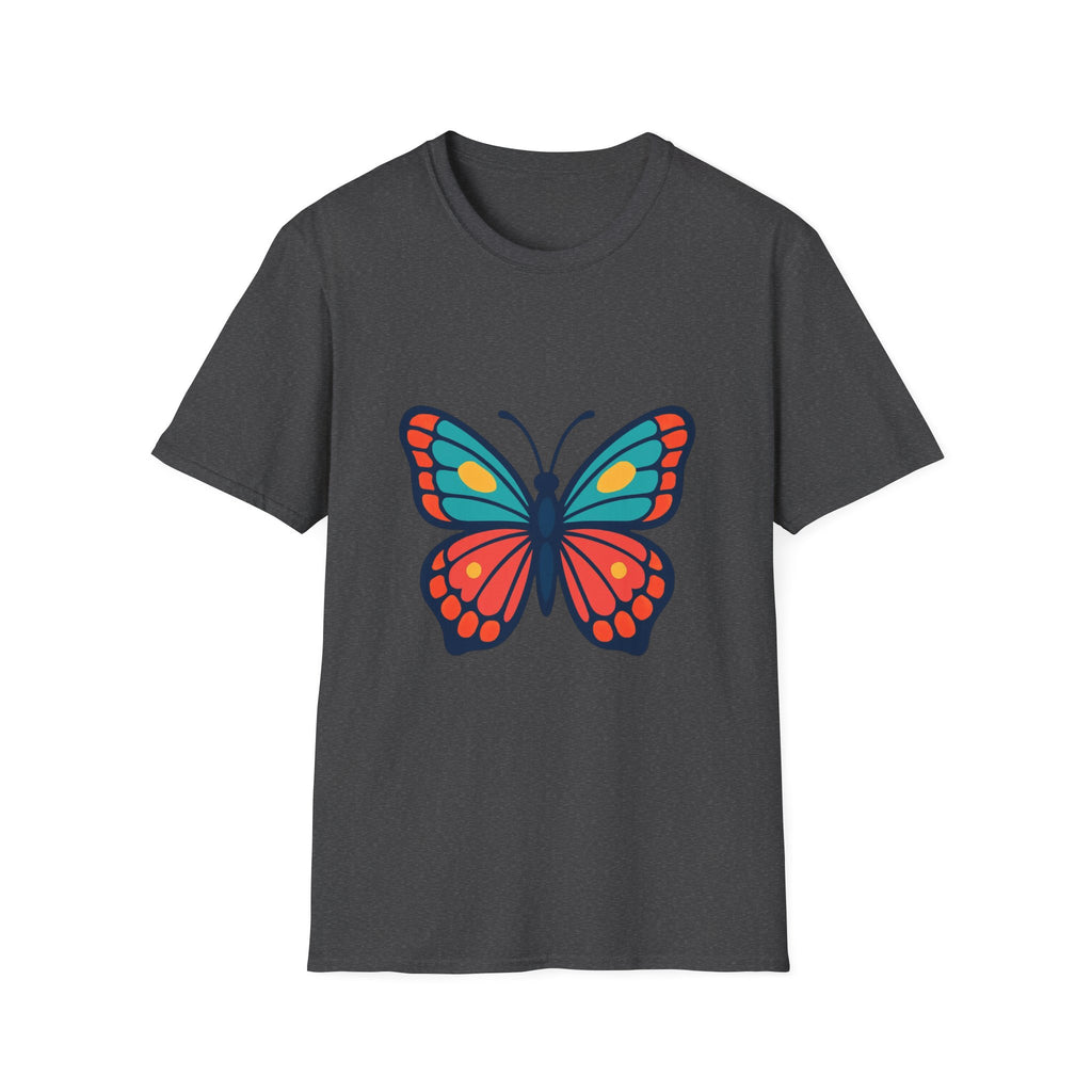 Butterfly Graphic T‑Shirt — Colorful Retro Monarch Tee