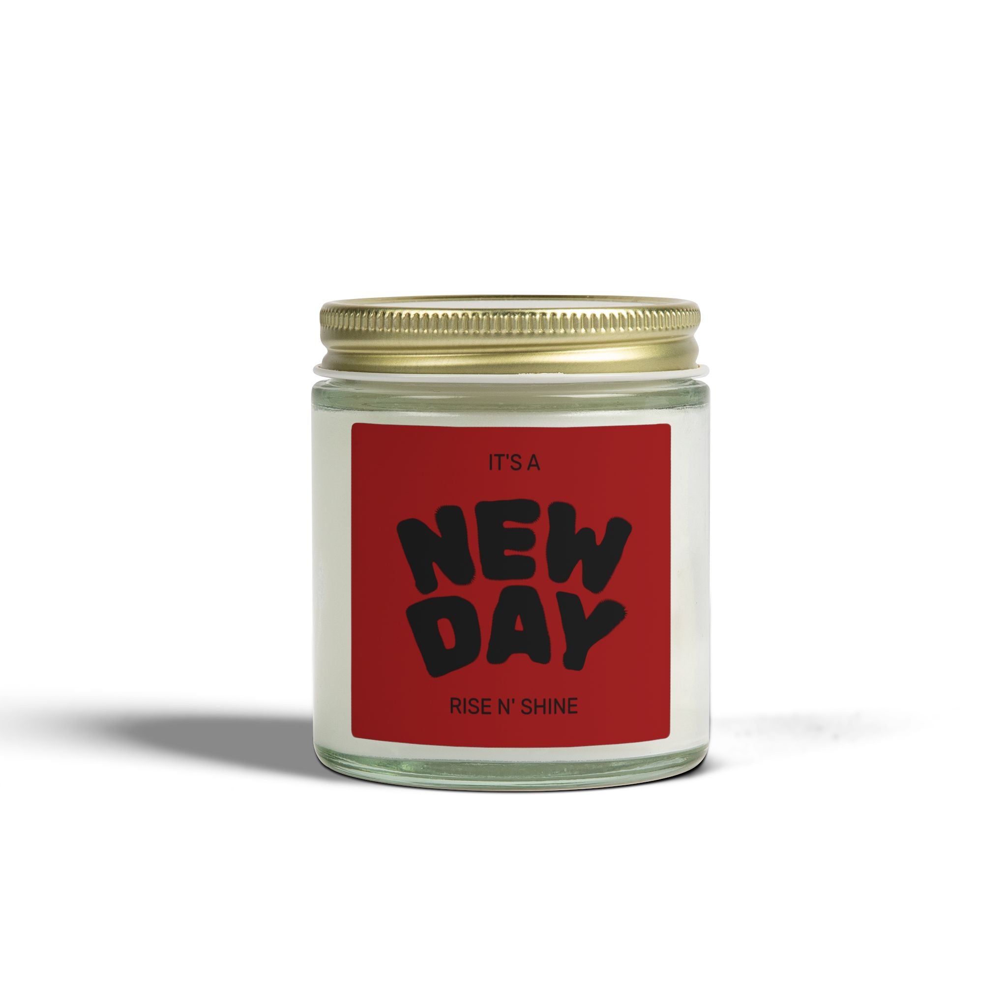 Coconut Apricot Scented Candle — "It's a New Day" 4oz/9oz Jar