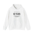 50 Years of Not Giving a Damn Hoodie – Funny 50th Birthday Sweatshirt