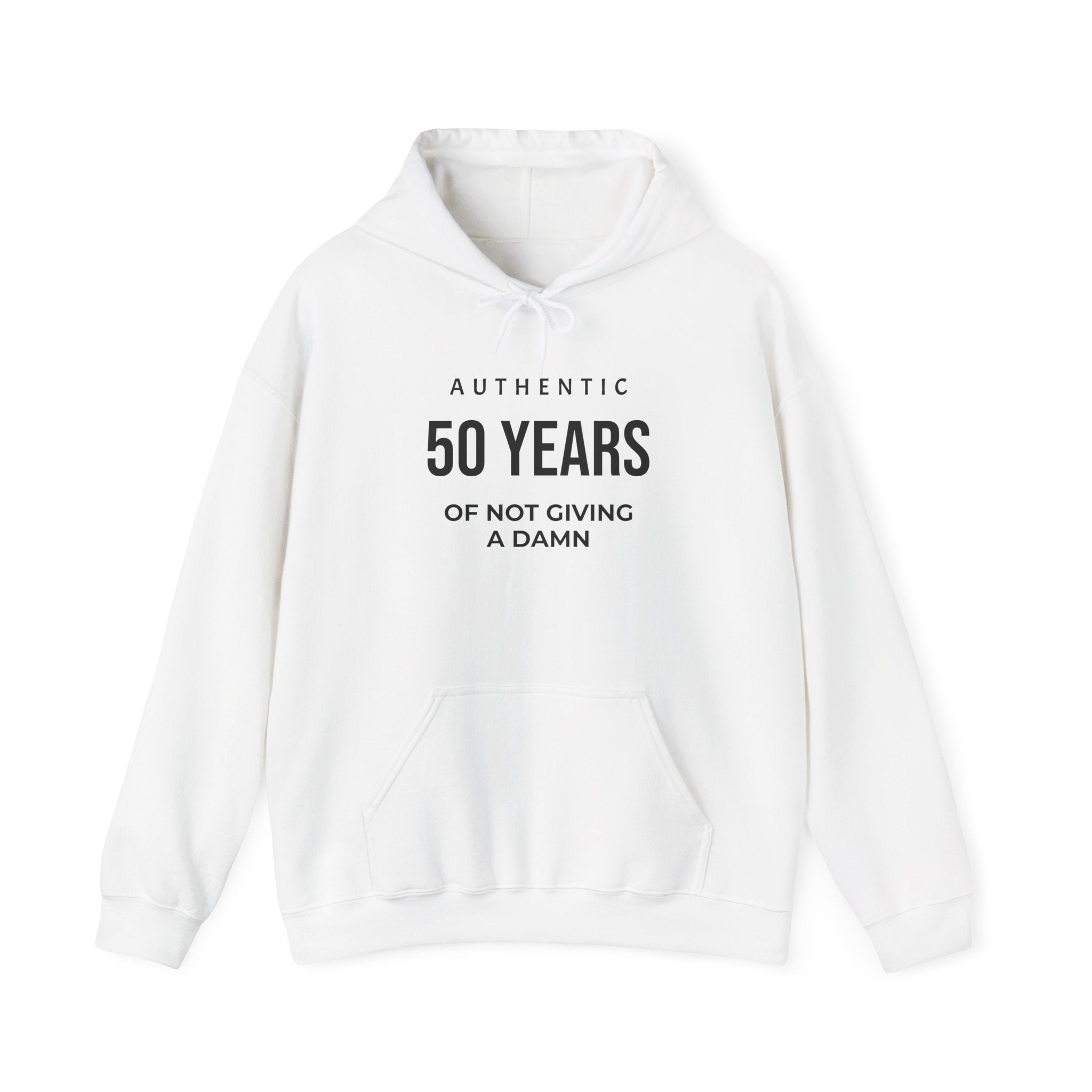 50 Years of Not Giving a Damn Hoodie – Funny 50th Birthday Sweatshirt