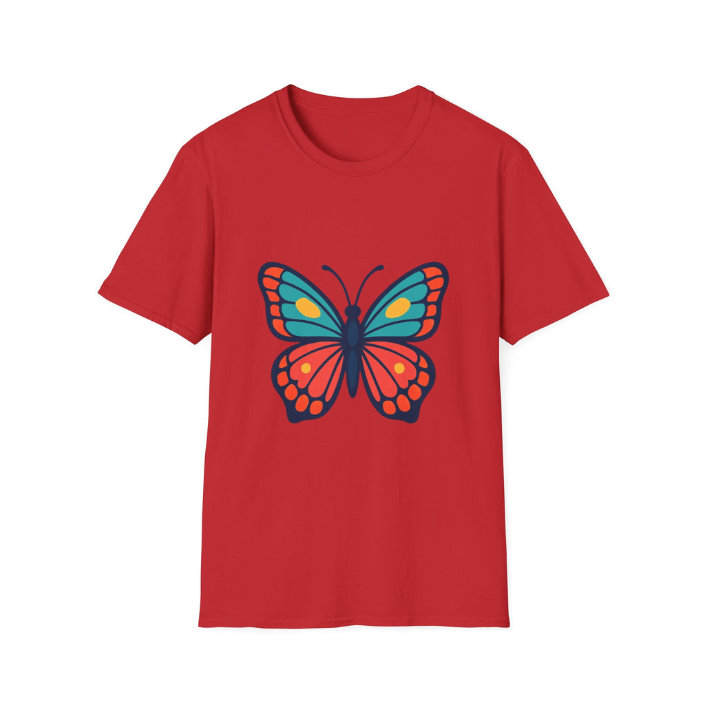 Butterfly Graphic T‑Shirt — Colorful Retro Monarch Tee