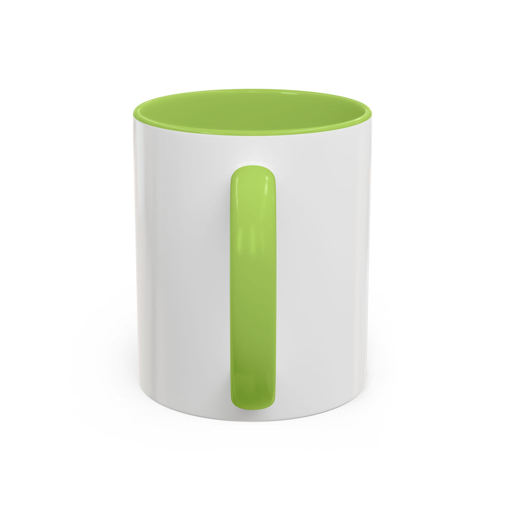 Olive Heart Accent Coffee Mug – Modern Minimalist Ceramic Tea & Coffee Cup