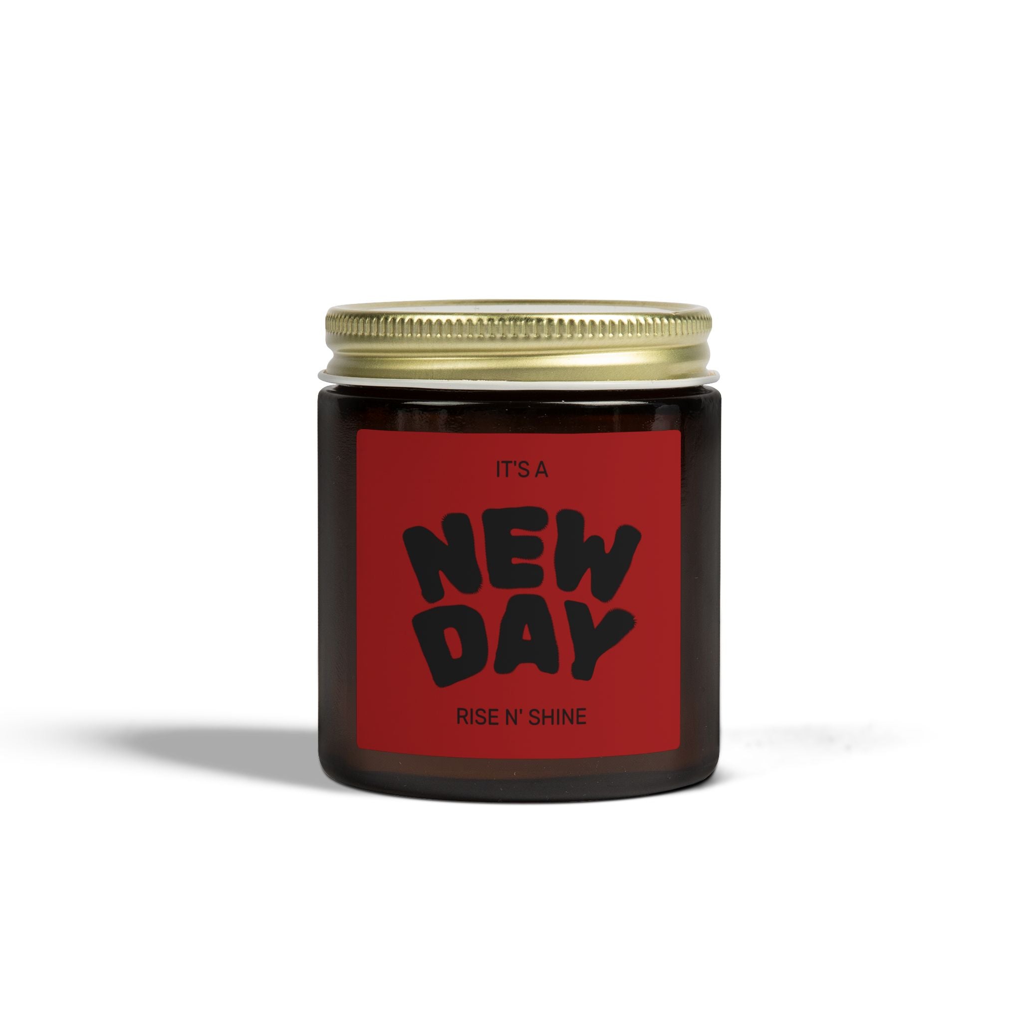 Coconut Apricot Scented Candle — "It's a New Day" 4oz/9oz Jar