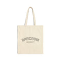 Sarcasm University Cotton Tote Bag — Funny College Vibe Canvas Shopper